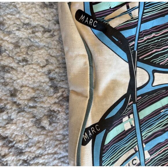 Vintage Marc Jacobs Cerulian Blue Canvas Aviator Sunglass Crossbody/Shoulder Bag - Picture 7 of 11